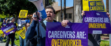 Caregivers on strike